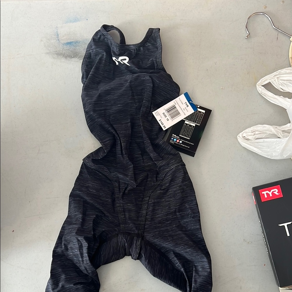 TYR Sleek Black Swimsuit